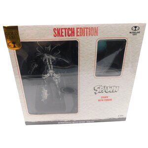 SEALED McFarlane Toys Gold Label Sketch Edition Spawn with Throne Action Figure